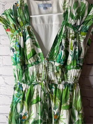 Antonio Melani Victoria tropical print v neck maxi dress size 0 thumbnail 4