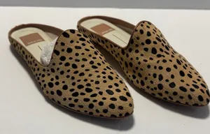 Dolce Vita Women's Leopard Spot Slip-On Mules - Tan & Black thumbnail 1