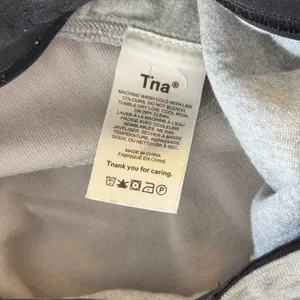 Tna Aritzia Jogger Sweatpants Womens XXS Grey Ankle Zip Drawstring Athletic thumbnail 8
