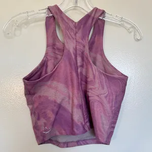 Beyond Yoga Refocus Cropped Tank in Chai Iris Melt Size Small thumbnail 2