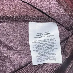 Nike Leggings Women's Burgundy Dri Fit Ten Less Yoga Heather Ankle Ladies thumbnail 7