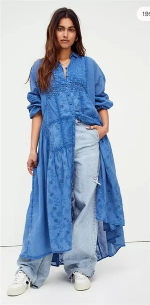 Free people The Adventuring blue Midi Dress thumbnail 1