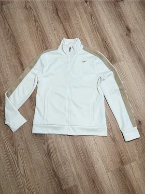 Lauren Active Ralph Lauren Cream Track Jacket Womens S Y2K Full Zip Mock Neck thumbnail 2