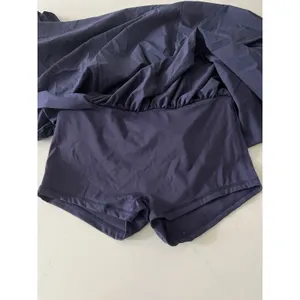 NWT Halara Breezeful Maxi Skirt Size S Navy Blue High Waisted 2-in-1 Quick Dry thumbnail 7