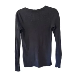 Abercrombie Fitch VTG Navy Blue Ribbed Button‎ Front Cardigan Sweater Preppy thumbnail 2