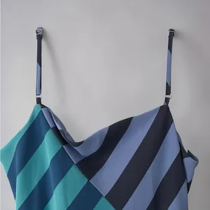 Saunders- Striped Blue Maxi Dress Size 6 thumbnail 10