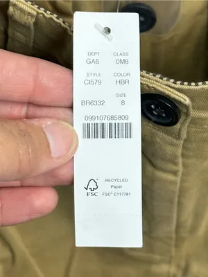 J.Crew Pleated Heritage Chino Shorts Women’s 8 Khaki 3” Inseam Stretch NWT thumbnail 11