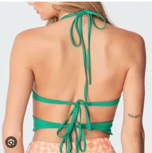 Edikted Green Butterfly Tie Top thumbnail 2