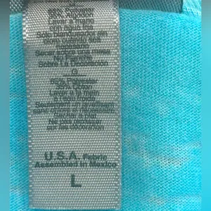 VTG World Gym Womens Burnout T Shirt L Blue Gorilla Bodybuilding Workout Tee thumbnail 6