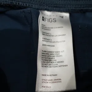 FIGS Zamora Jogger Scrub Pants Womens XS‎ Navy Blue Technical W18SW2005 thumbnail 6