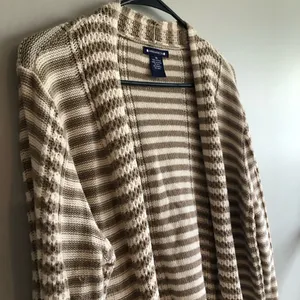 Architect Cardigan Sweater Open Front Women’s Size XL 100% Cotton thumbnail 7