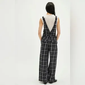 Free People Mara Overalls Black Combo 6 thumbnail 10