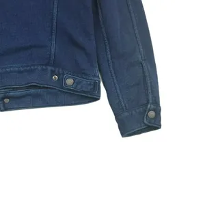 Levi’s Original Trucker Jacket Women’s Small Dark Wash Denim Button Front Stretc thumbnail 10