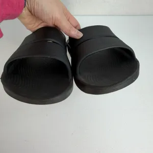 Oofos OOahh Slides Size 42 Men 9 Women 11 Recovery Comfort Lightweight‎ Black thumbnail 7