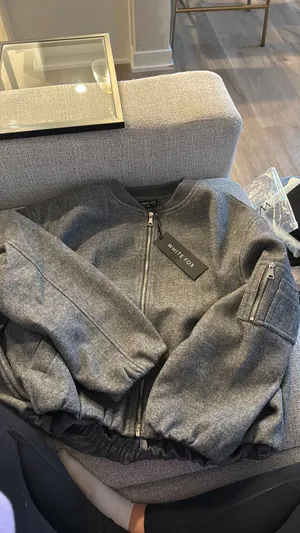 Bomber Jacket White Fox thumbnail 3