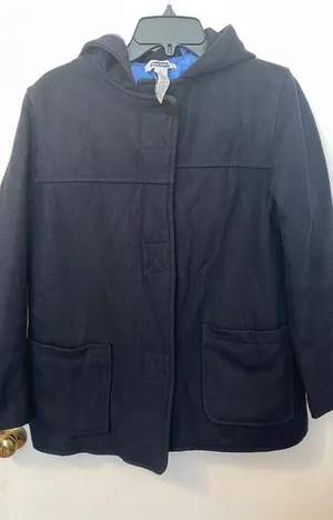 Old navy black or dark  blue wool short coat thumbnail 1