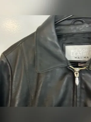 Wilsons Leather Maxima Insulated Zip Up Moto Jacket Size Large thumbnail 4
