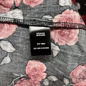 Womens Size 2 2X Torrid Midi Neck Tie Floral Dress NWT thumbnail 9