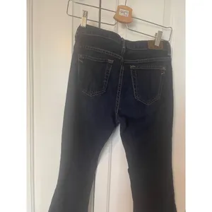 Armani Exchange‎ Jeans Flare High Rise Dark Wash Indigo Retro Denim 2 REG thumbnail 8