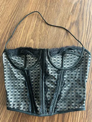 Corset top Black thumbnail 1