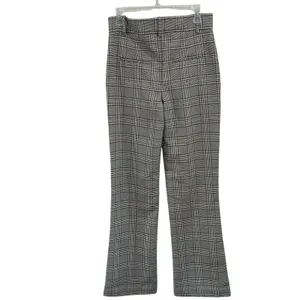 WRAY Jenae Check High Waist Trousers Plaid Suiting Pants Chic Sz‎ 4 thumbnail 2