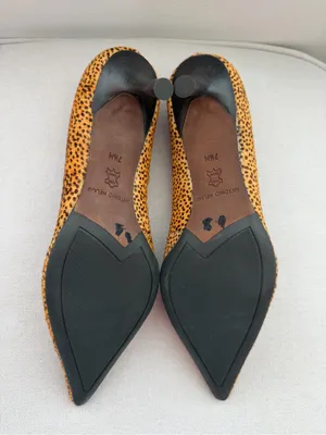 Antonio Melani Leopard Calf Hair Heels 7.5M thumbnail 6