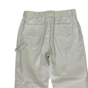 Lioness Cream Cotton Straight Leg Utility Pants Minimalist Small‎ thumbnail 5