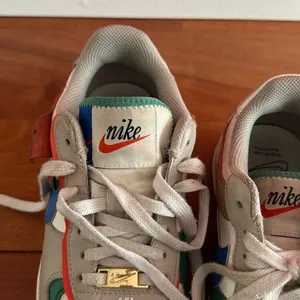 Nike Women's Sneakers Air Force 1‎ Low Shadow Sail Blue Green sz 8 CI0919-109 thumbnail 9