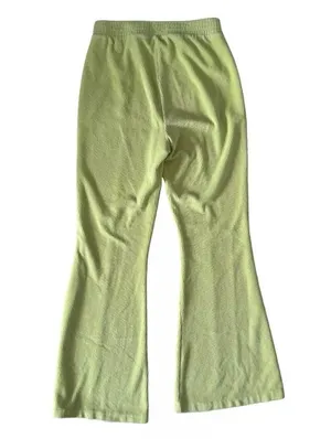 Aerie Green Groove On Flare Pants thumbnail 3