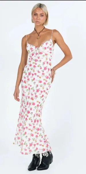 Princess Polly Emily Romantic Boho Maxi Dress Size 2 thumbnail 1