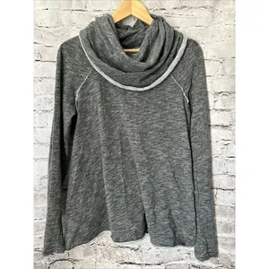 Free People Beach Womens S Top Two Body Corps Deux Gray Cowl‎ Neck Long Sleeve thumbnail 3