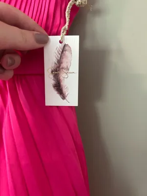 Jessica Simpson Hot Pink Dress thumbnail 2