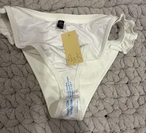 Dippin' Daisy's White ruffle Bikini bottoms thumbnail 2