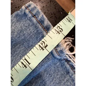 Abercrombie & Fitch 90s Straight Ultra High Rise Jeans Light Wash 30 crossover thumbnail 6