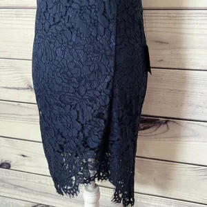 Lulus Flirting with Desire Navy Blue Lace Bodycon Dress thumbnail 9