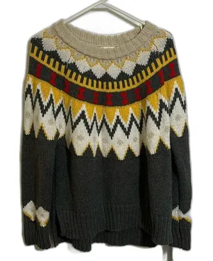 Aerie Fair Isle Festive Feels Holiday Oversized Sweater Size Medium thumbnail 1
