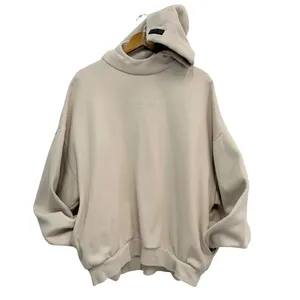 Fear of God Essential Logo-print Hoodie in Neutral size Large thumbnail 1