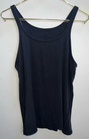 lululemon athletica Black Ribbed Scoop Tank Top‎ thumbnail 1