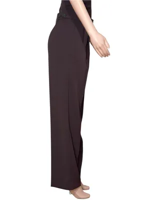 KOOKAÏ Opal Adjustable Wide-Leg Pants, Mahogany, FR34/US2 thumbnail 7