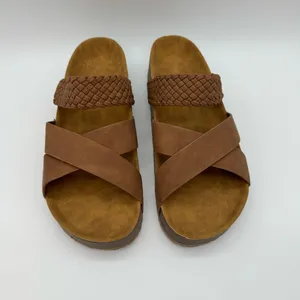 New. Brown Sandals for Women – Soft Cushioned Soles, Casual Warm Weather Wear thumbnail 6