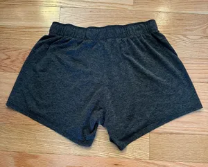 Nike Dri Fit Shorts Adult Medium Gray Swoosh Mid Rise Polyester Draw String thumbnail 2