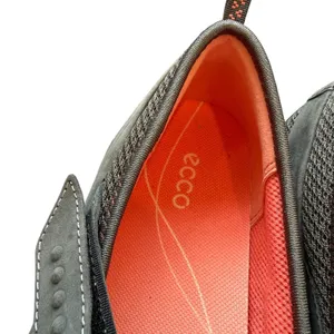 ECCO Mary Jane Sneakers Womens 38 Gray Coral Nubuck Mesh Walking Sport Flats thumbnail 8