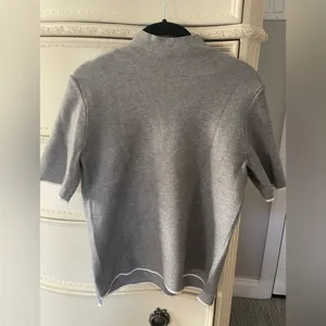 Zara Knit Short Sleeve Sweater Size M thumbnail 6
