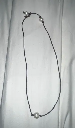 Pearl Necklace Brown thumbnail 1