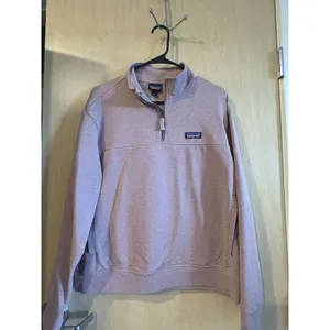 Patagonia Organic Cotton Quilt Snap-T Pullover L Quiet Violet 1/4 Zip thumbnail 3