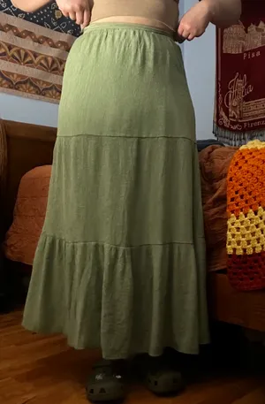 Green Maxi Skirt thumbnail 5