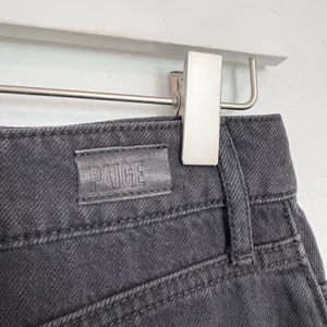 Paige Iris Skirt Size 26 Black‎ Nightingale Denim Lace Up Tie Minimalist Grunge thumbnail 5