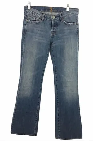 7 for All Mankind Boy Cut Button Fly Jeans 26 thumbnail 1