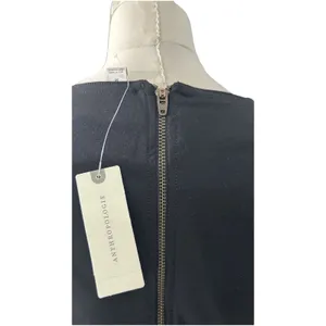 NWT Maeve by Anthropologie Black Cap-Sleeve Seamed Shift Mini Dress Size Medium thumbnail 9