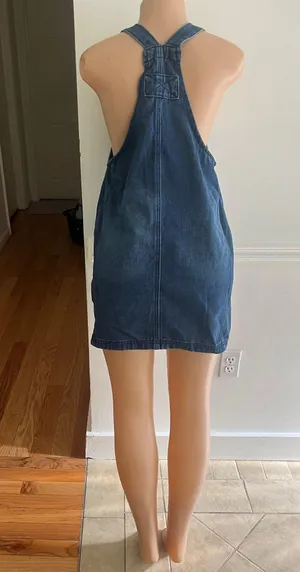 A New Day Free People Women's Cotton Overall Smock. thumbnail 7